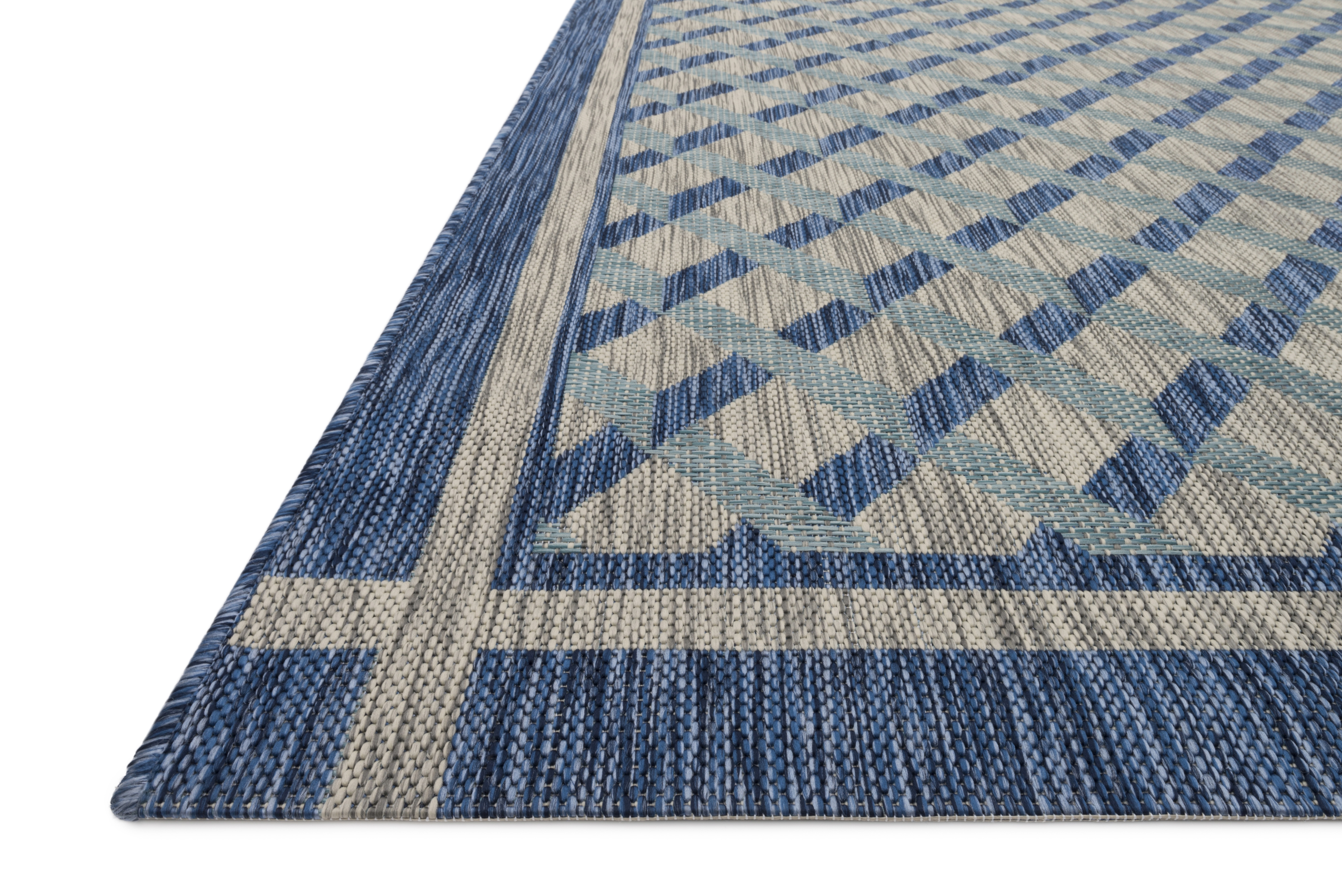 Loloi Isle IE-07 Blue / Grey 7'-10" x 10'-9" - Image 1