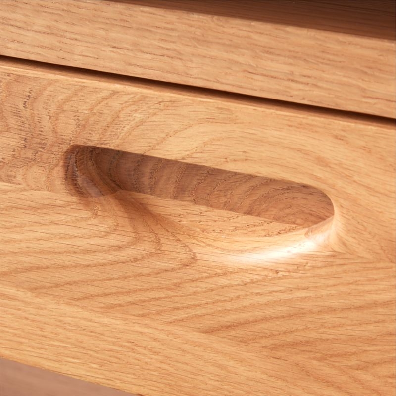 Ventura White Oak Low Bookcase - Image 9