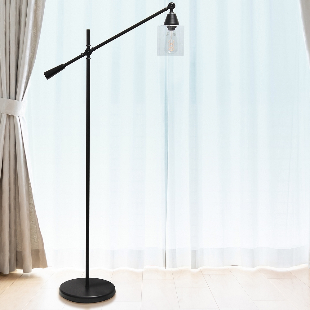 Lalia Matte Adjustable Floor Lamp, Black - Image 1