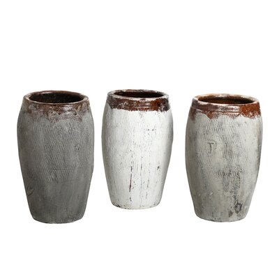 18.5" Ceramic Table Vase - Image 0