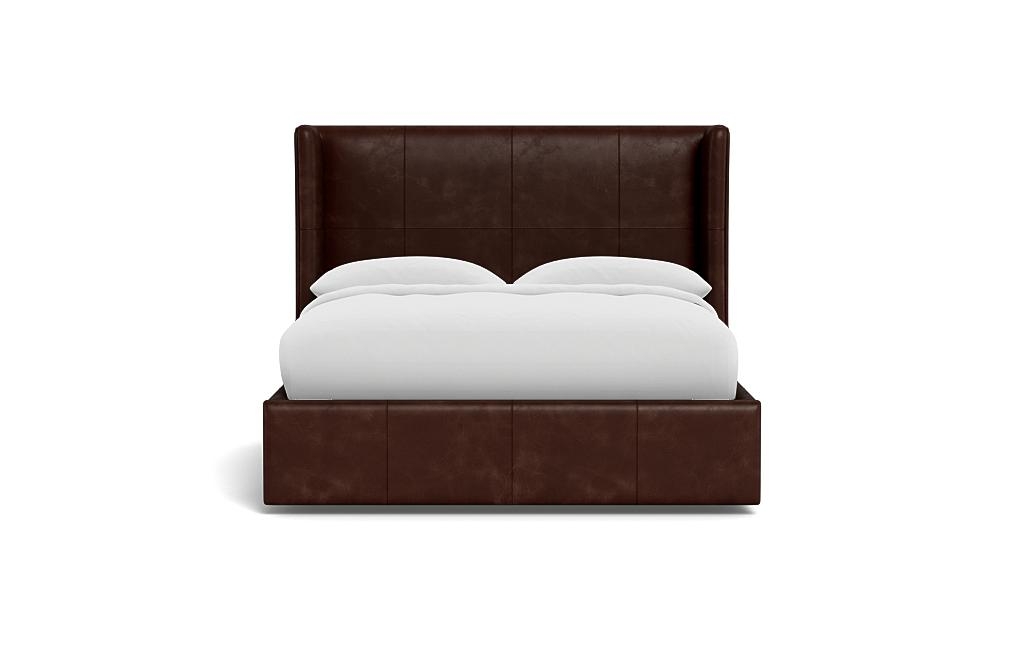 Graham Leather Upholstered Bed with Storage Option - Image 0