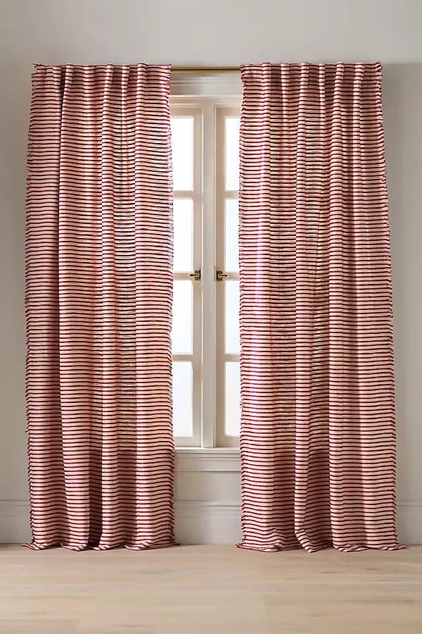 Luxe Linen Blend Woven Curtain - Image 0