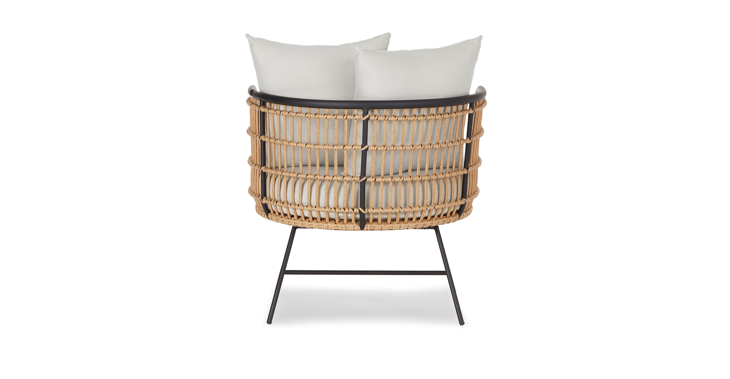 Onya Lily White Lounge Chair - Image 4