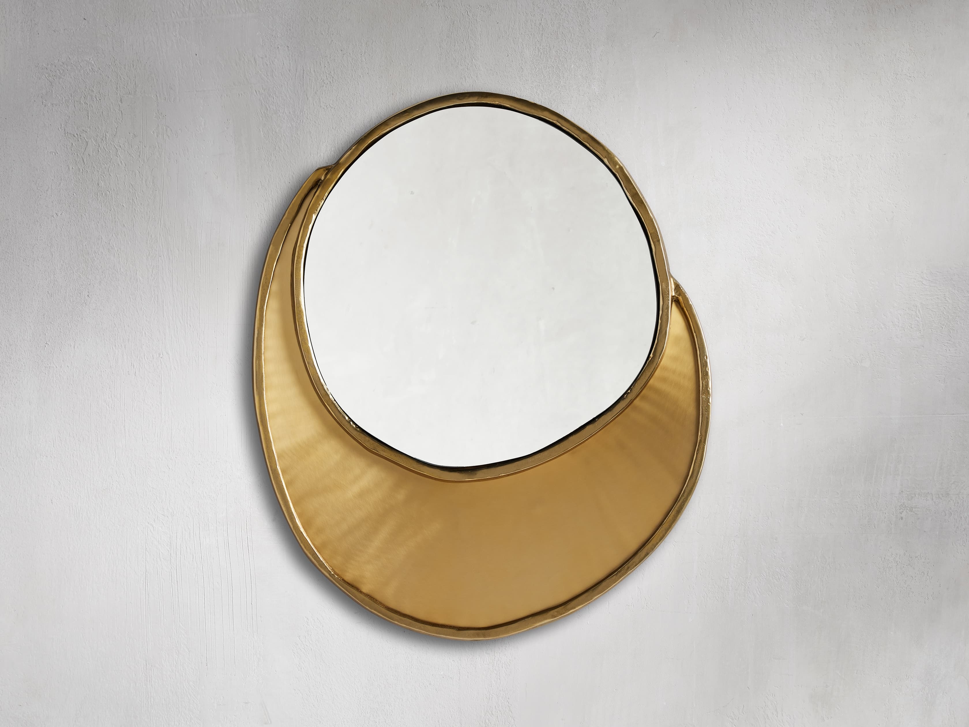 Eclipse Wall Mirror in Metal Gold - Image 0