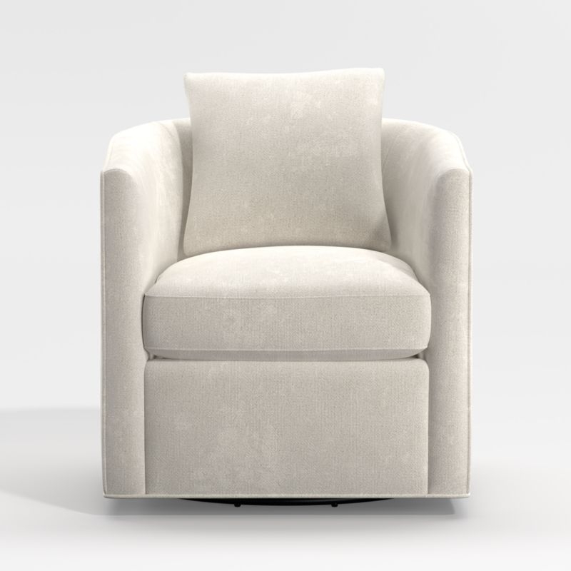 Drew Small Swivel Accent Chair - Image 4