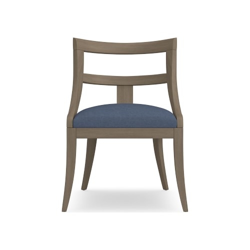 Piedmont Side Chair, Standard Cushion, Perennials Performance Canvas, Denim - Image 0
