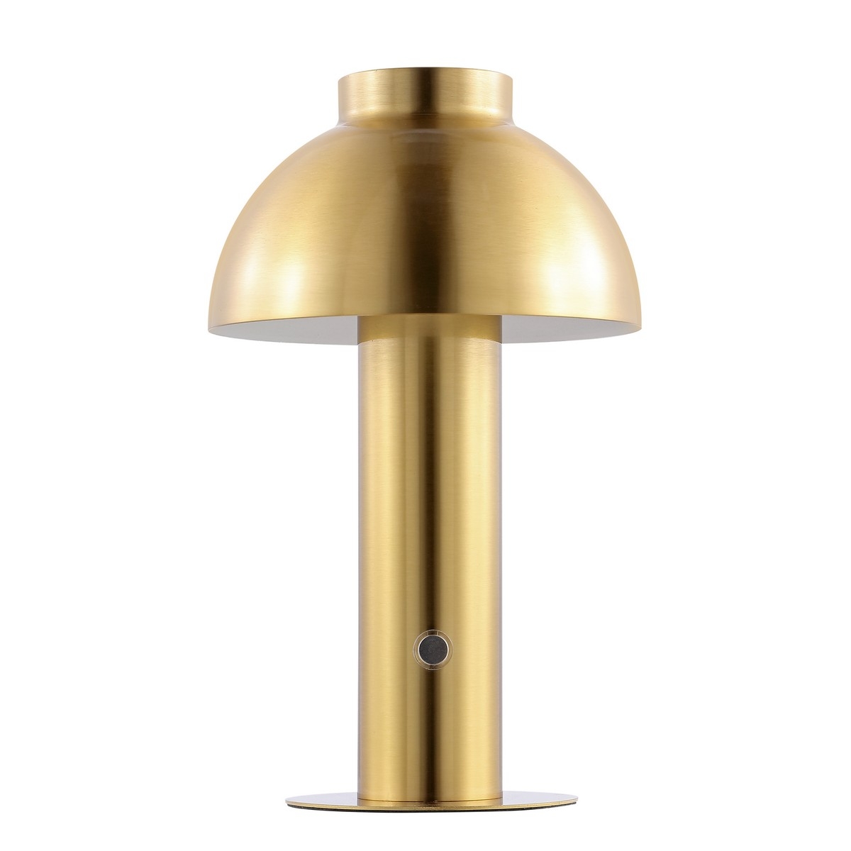 Niara Rechargeable Led Table - Brass - Safavieh - Image 0