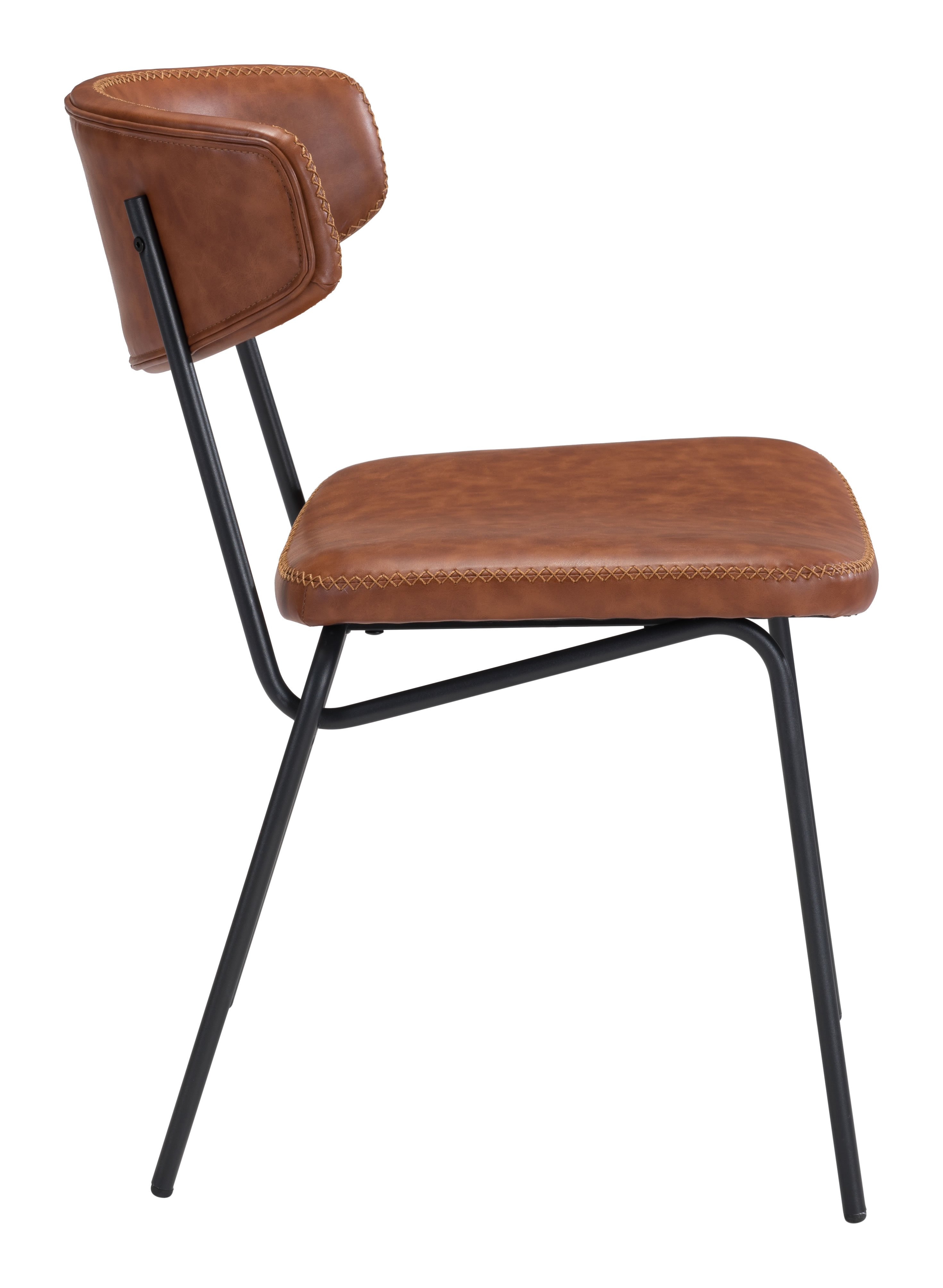 Ellen Dining Chair (Set of 2) Vintage Brown - Image 1