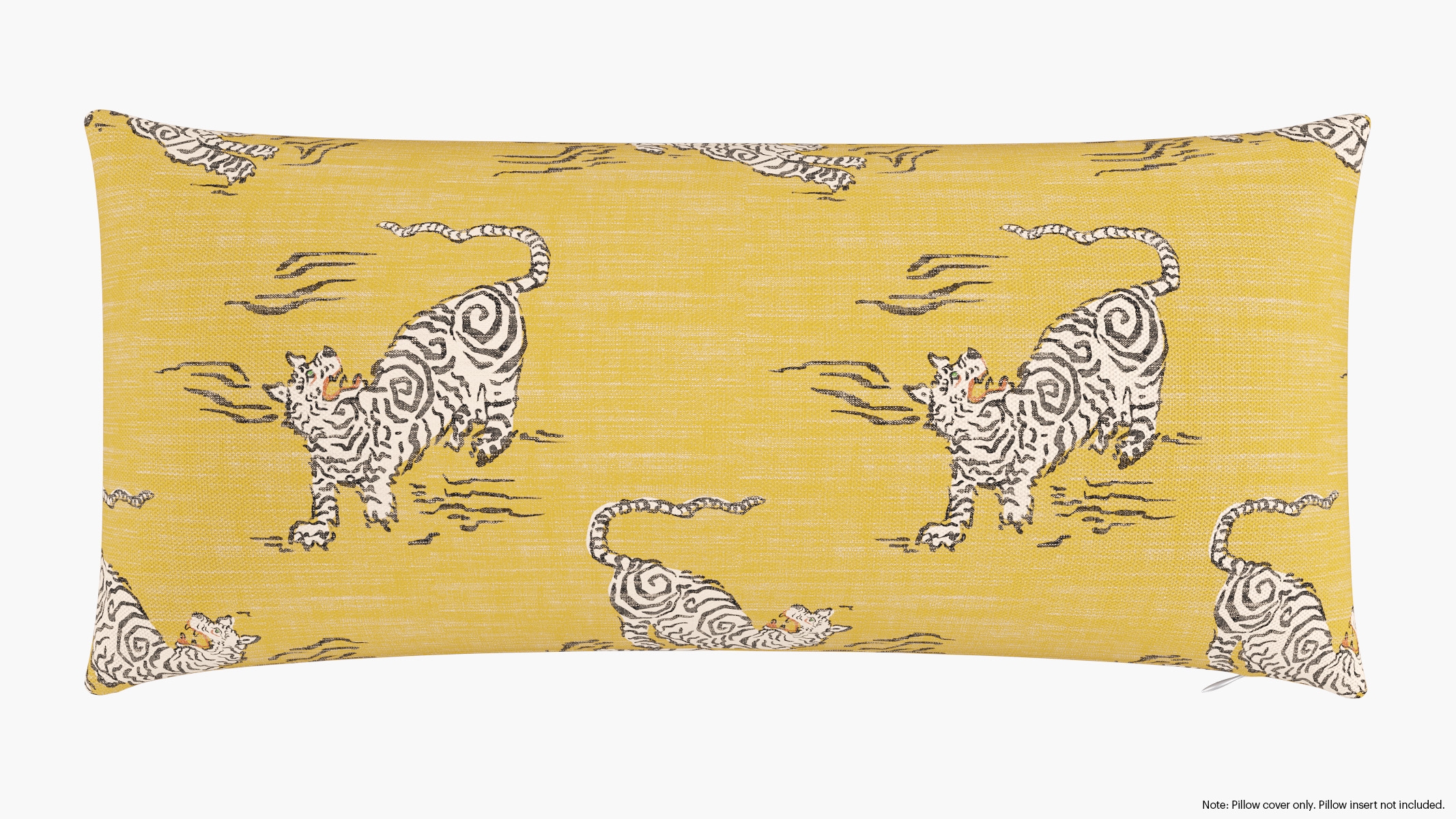 Throw Pillow Cover 14" x 30", Dijon Tigresse, 14" x 30" - Image 0