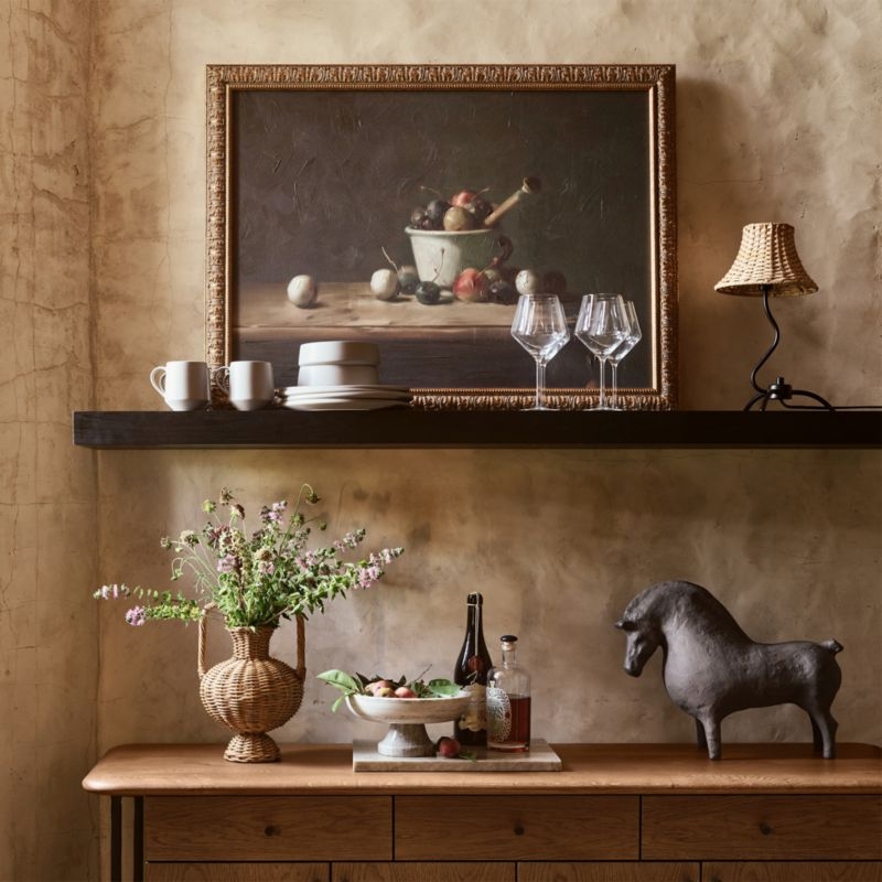 Black Elm Wood Floating Shelf 36" - Image 3