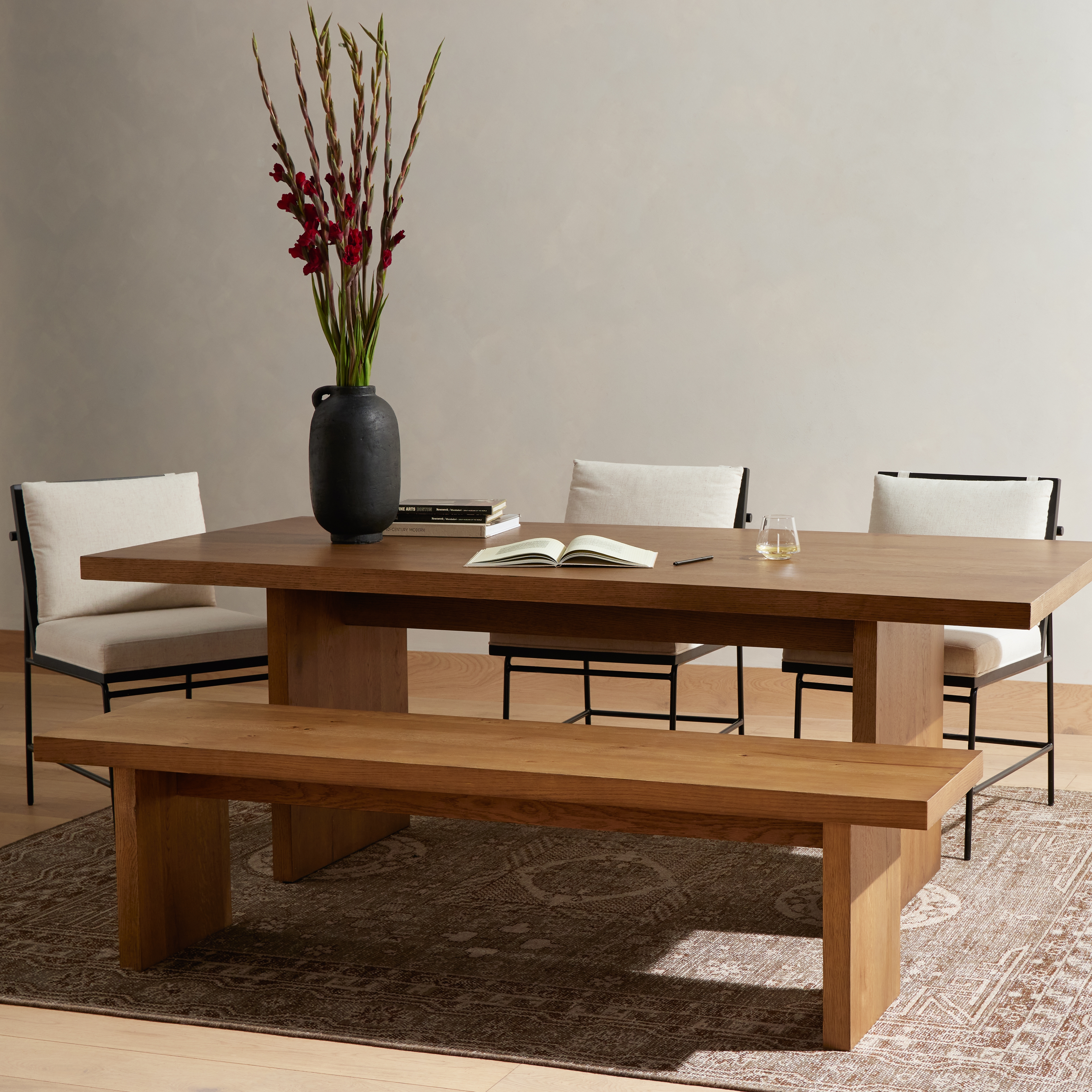 Eaton Dining Table-Amber Oak Resin - Image 11