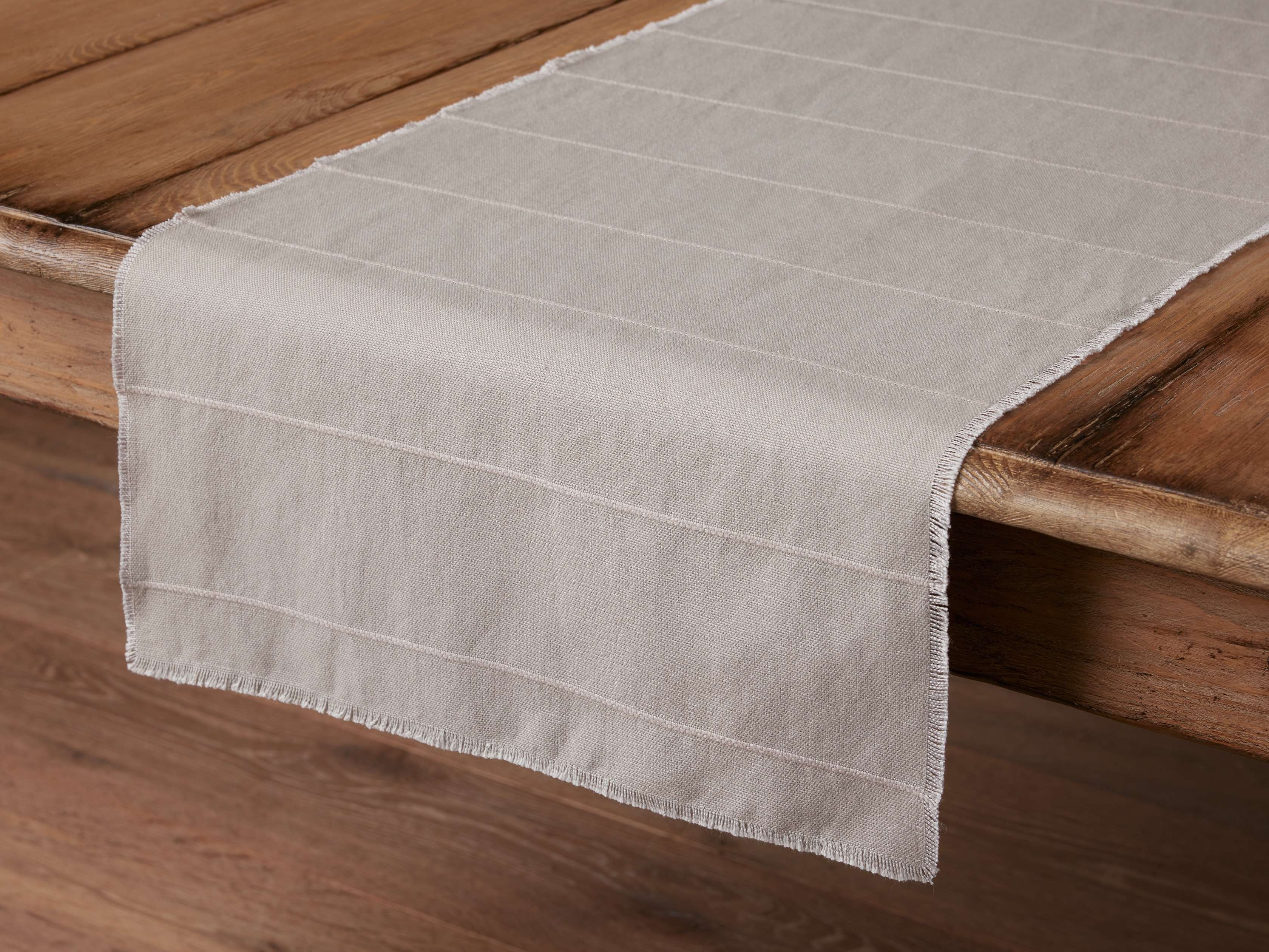 Linen Table Runner in Blue  Mist - Image 0