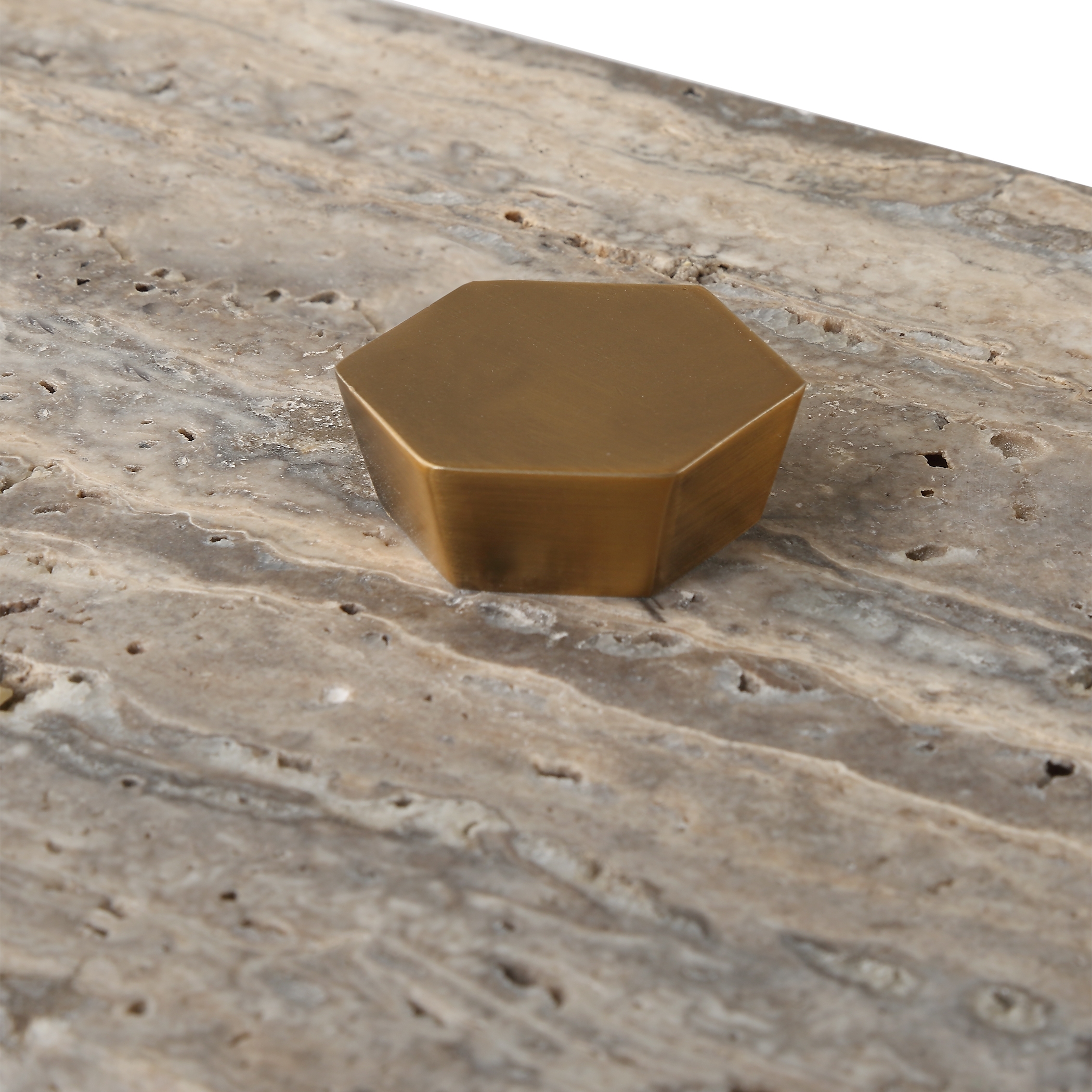 Griseus Travertine Stone Box - Image 6