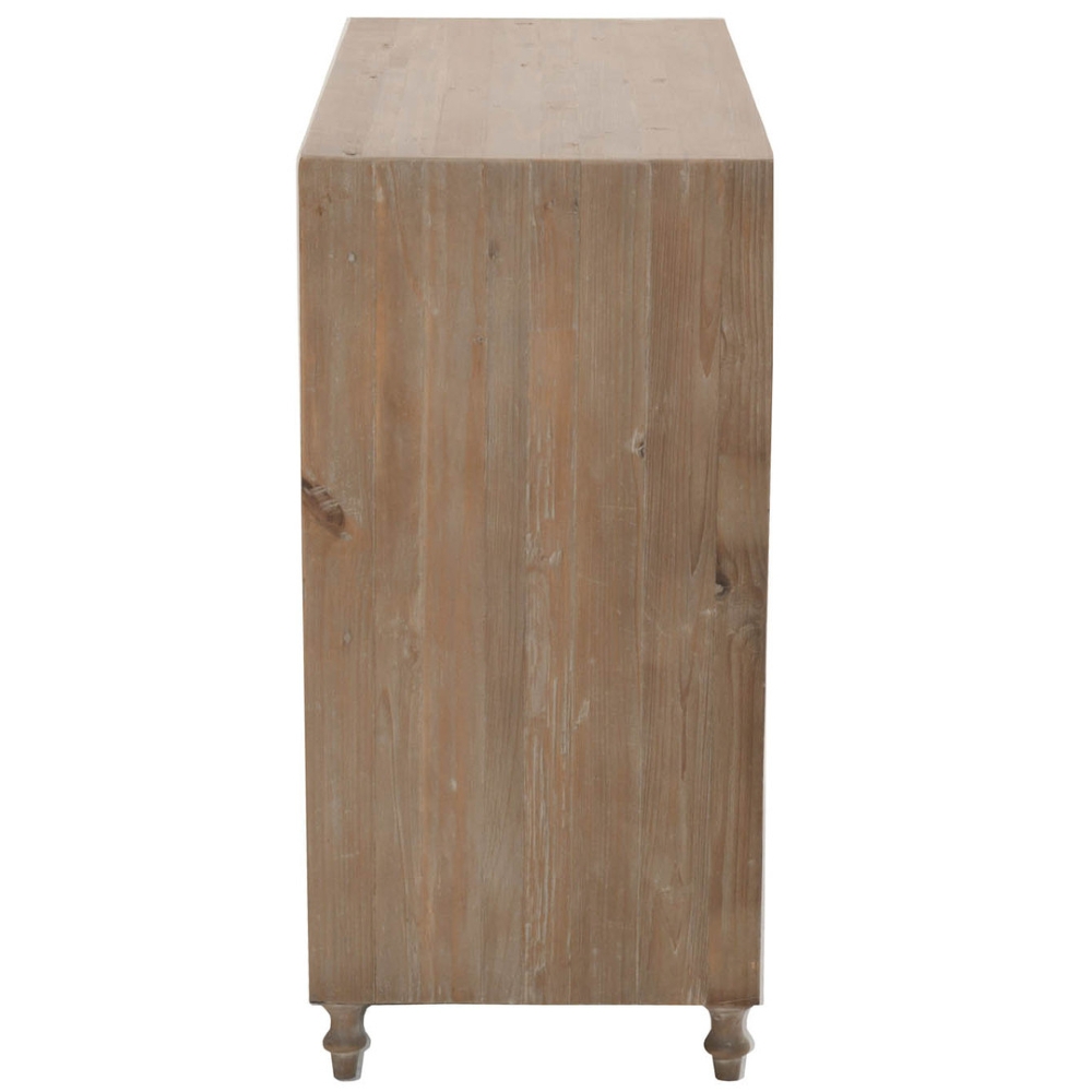 Gael Rustic Lodge Brown Reclaimed Pine Wood Dresser - Image 4