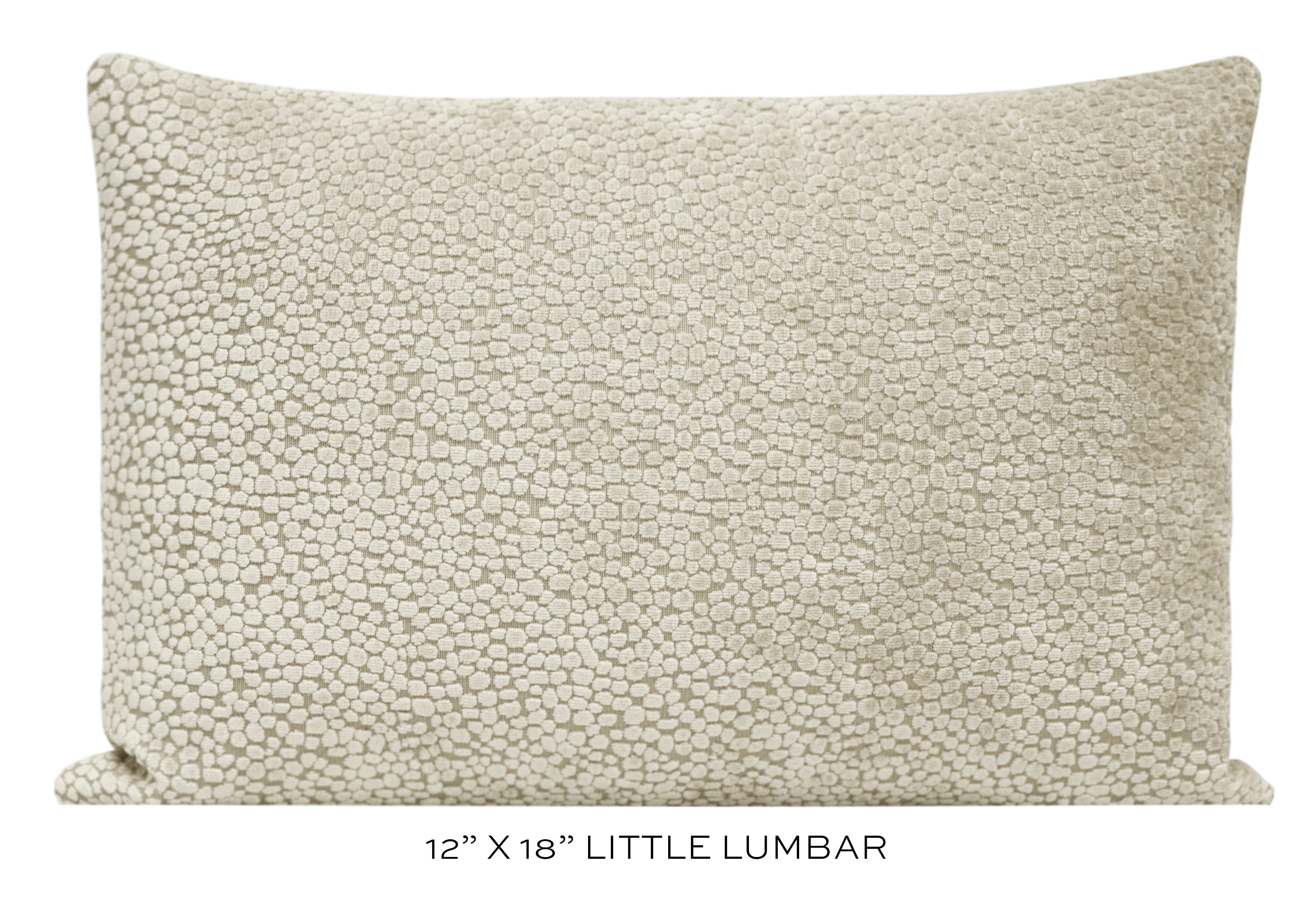 COSMO CUT VELVET // CASHMERE - 20" X 26" STANDARD SHAM - Image 3