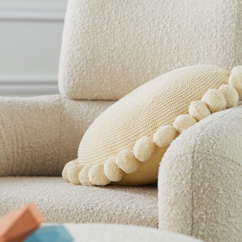 Snoozer Cream Boucle Nursery Swivel Glider Chair by Leanne Ford - Image 5