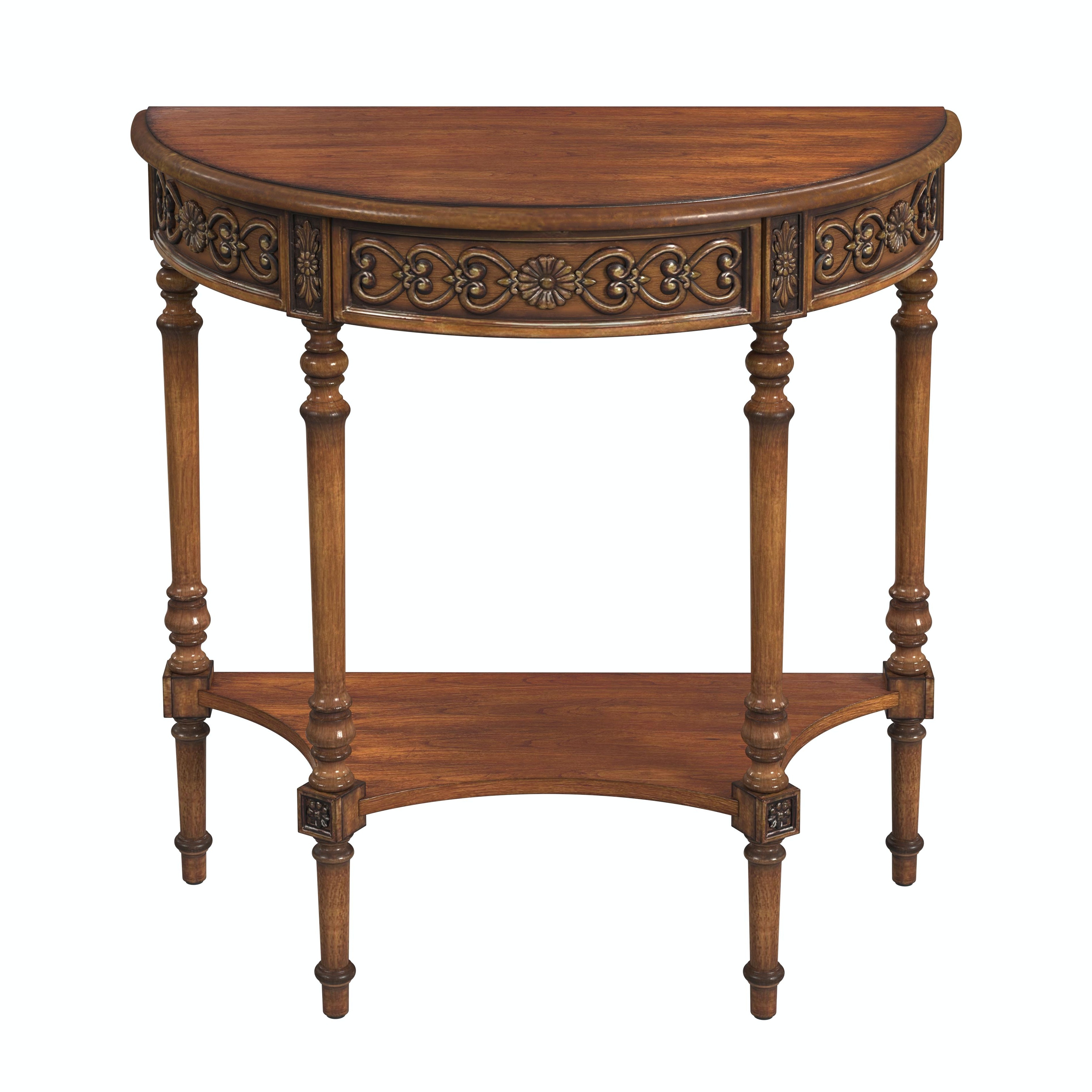 Danelle Antique Cherry Console Table - Image 0