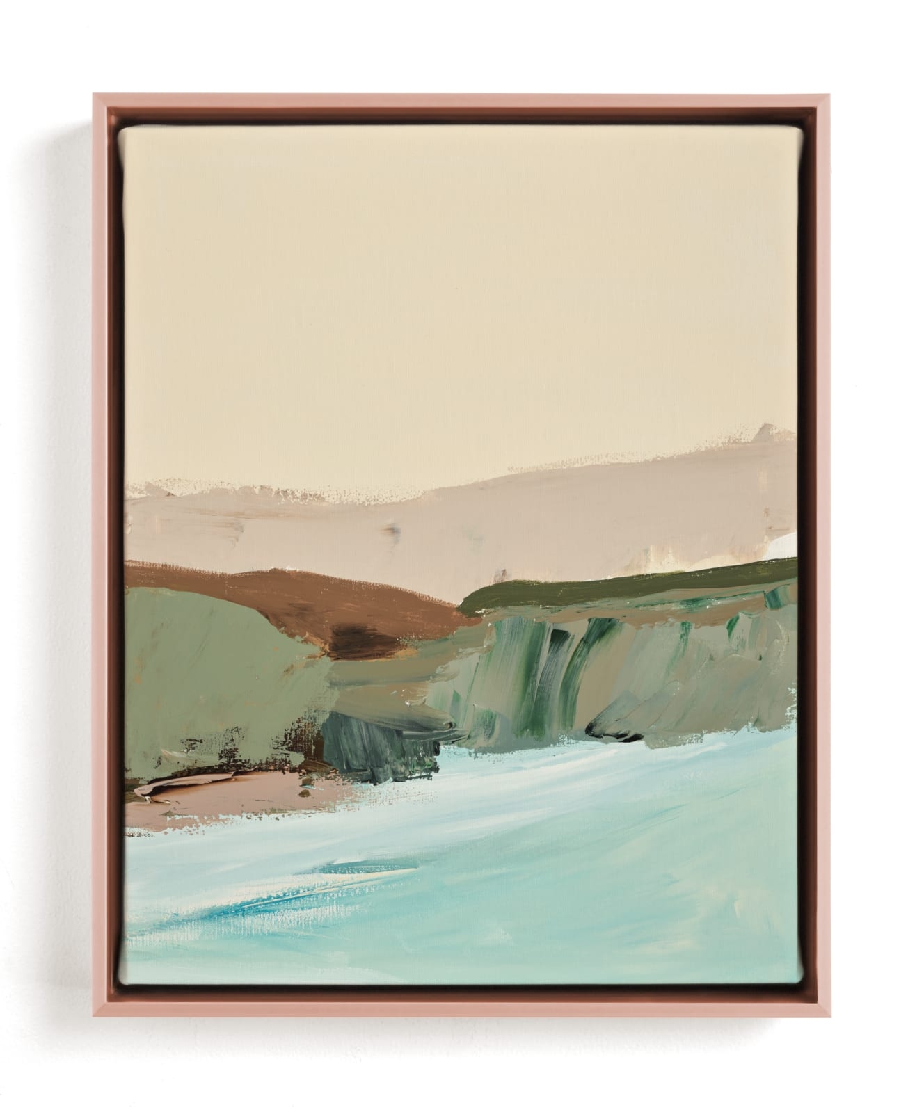 Muted Seascape Diptych II Limited Edition Fine Art Print 2 - Image 0