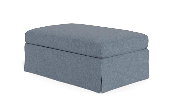 Sloan Slipcovered Ottoman - Image 2