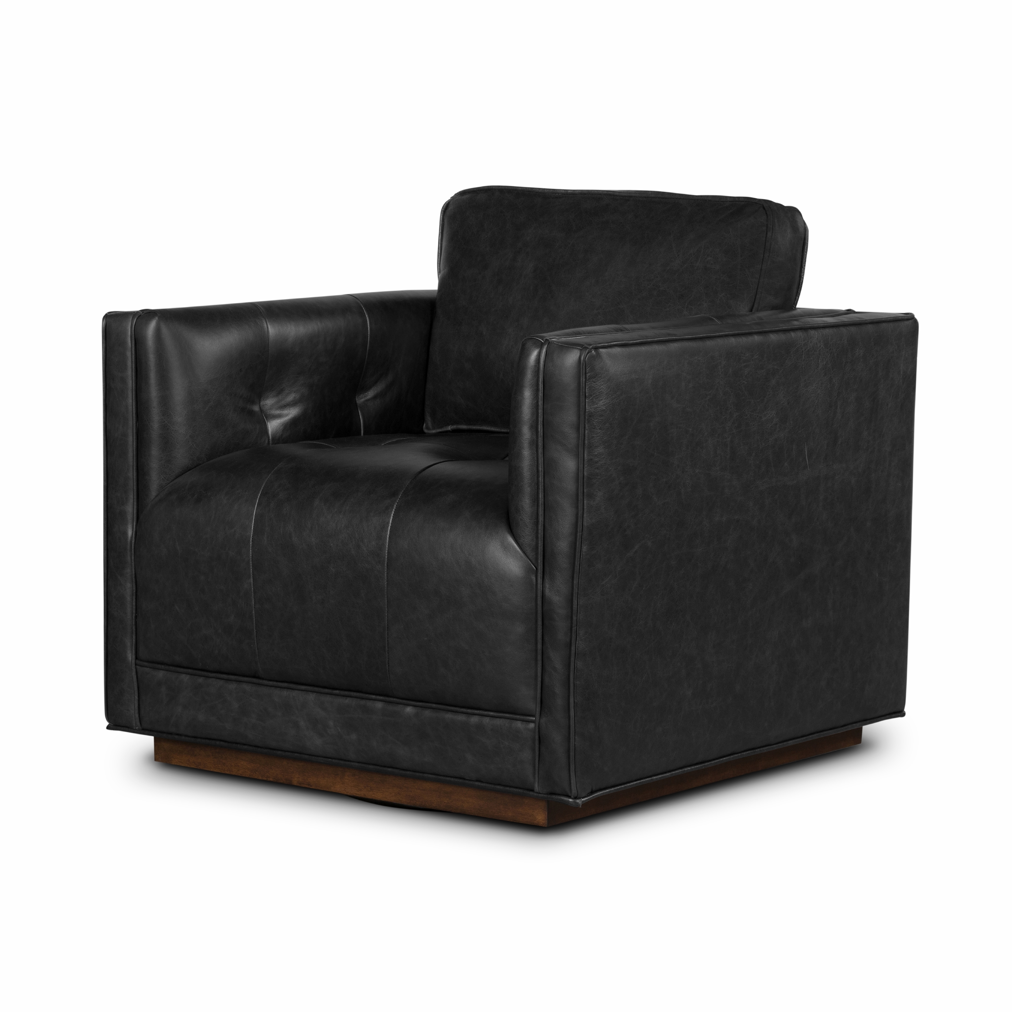 Kiera Swivel Chair - Sonoma Black - Image 0