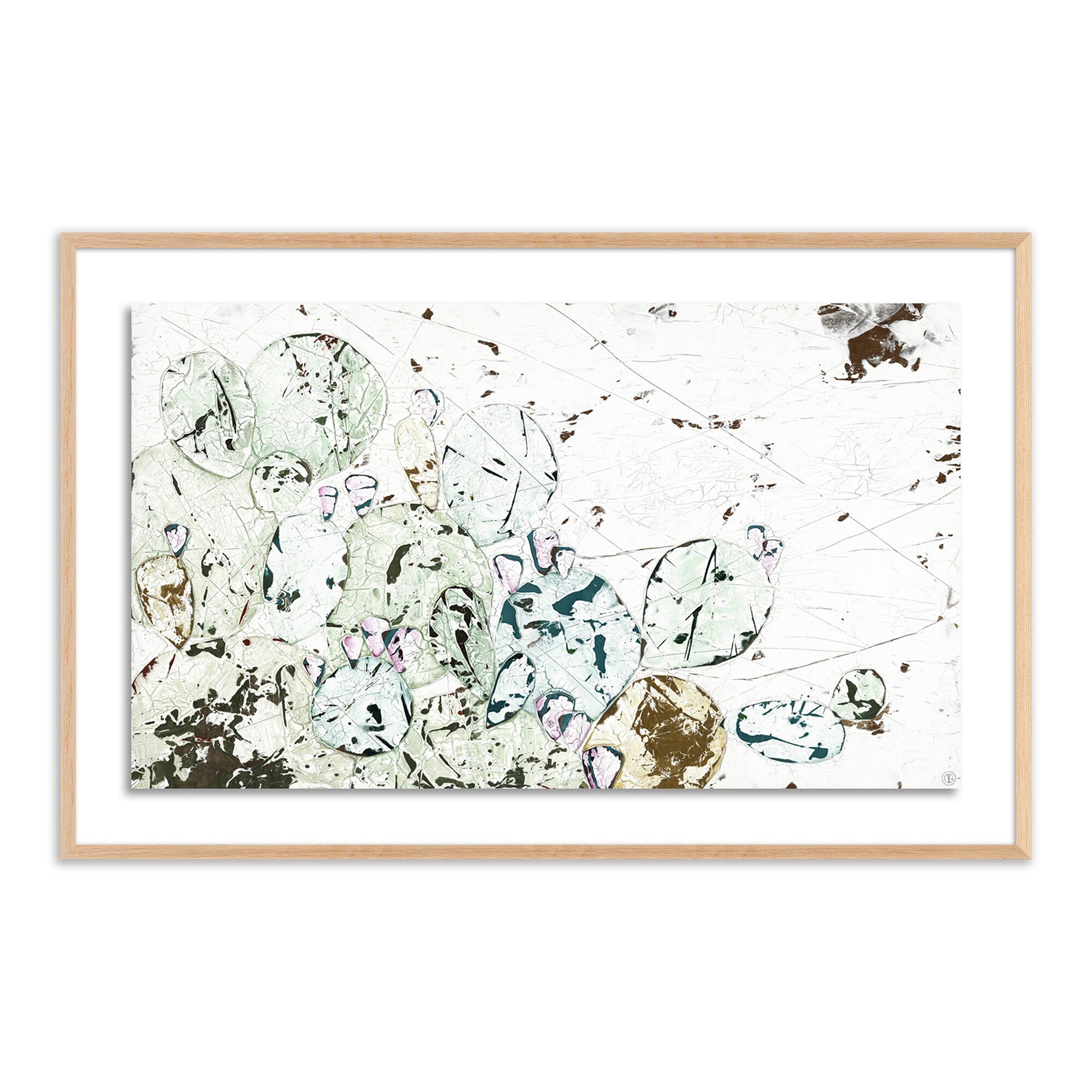 Nopales by Douglas Galloway - Vertical Grain 2.5 White Oak - Image 0