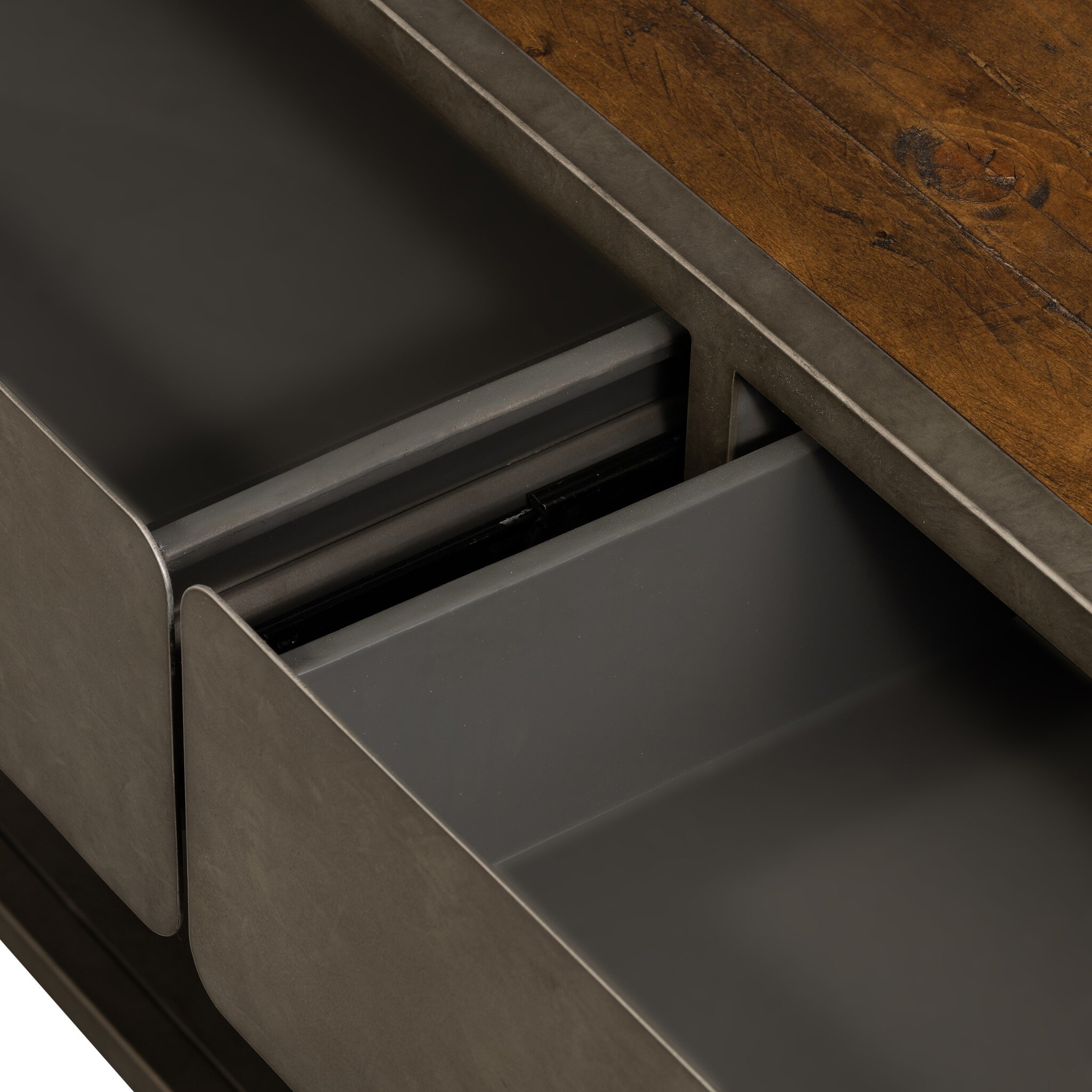 Rustic Reclaimed Console Table - Reclaimed Natural - Image 8