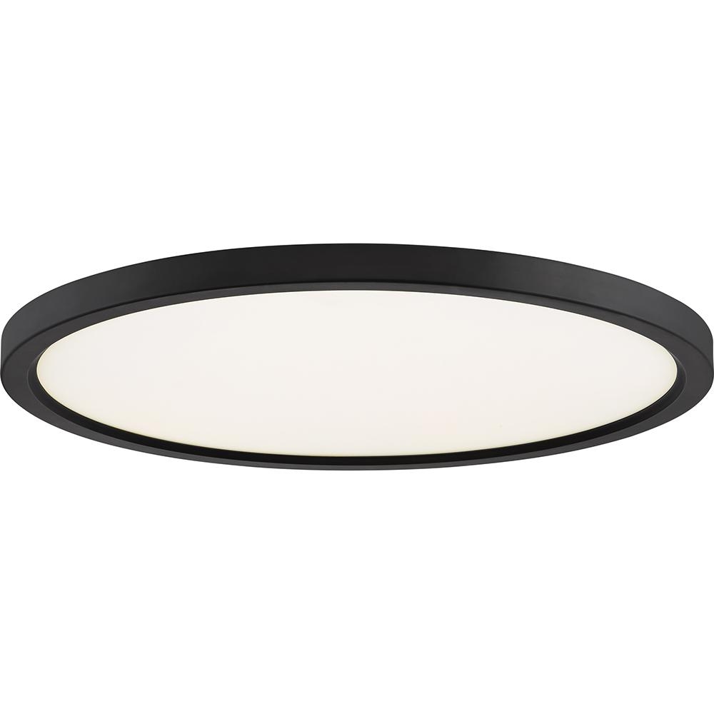 Quoizel Outskirts 20 in. Oil Rubbed Bronze LED Flush Mount - Image 0