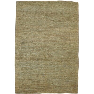 One-of-a-Kind Hand-Knotted 6' x 8' Jute/Sisal Area Rug in Gold - Image 0