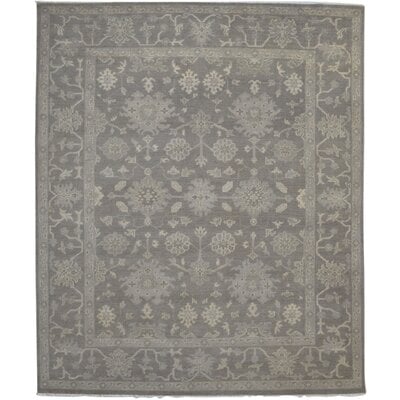 One-of-a-Kind Hand-Knotted 8' x 10' Wool Area Rug in Brown/Gray - Image 0