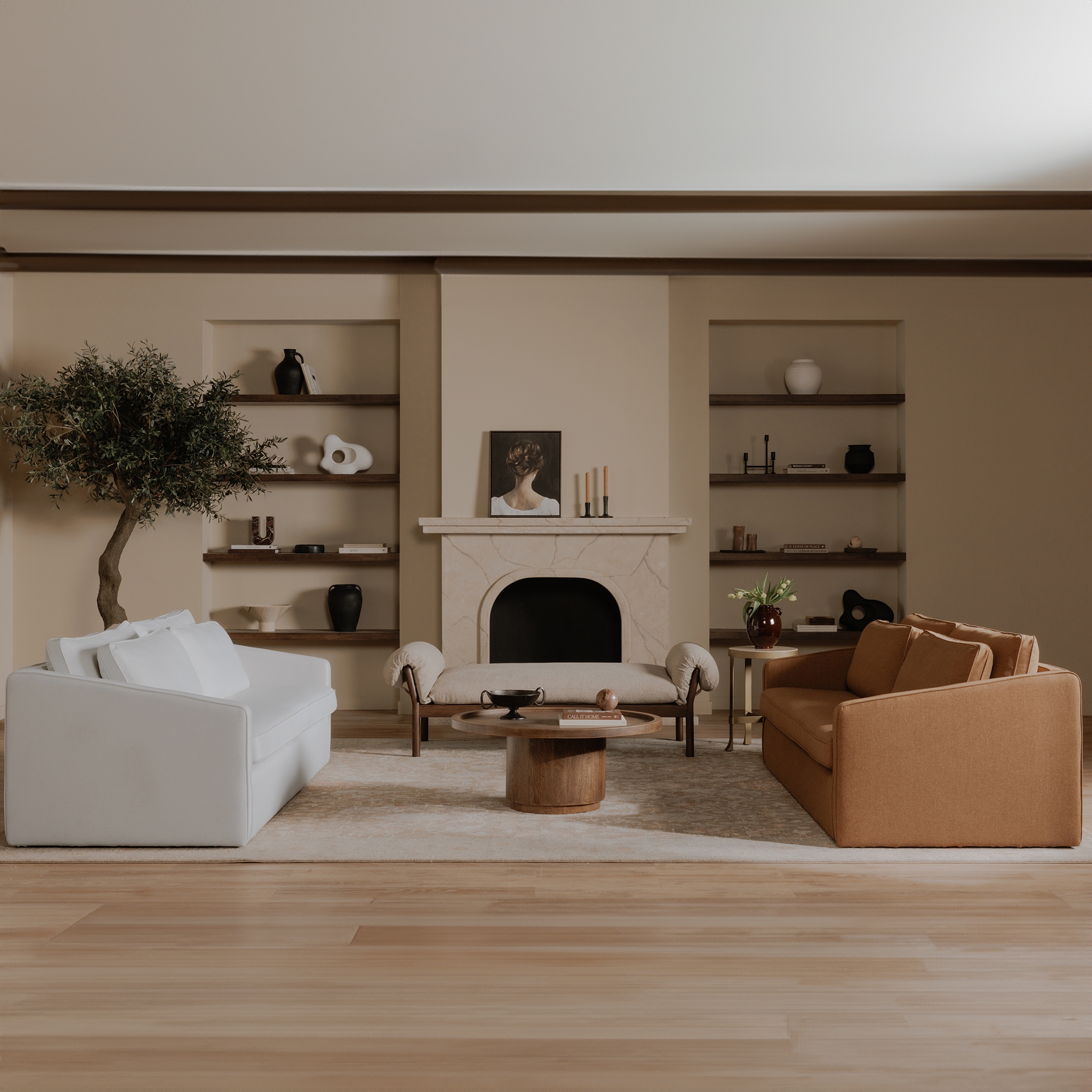 Phoebe Sofa Ivory - Image 6