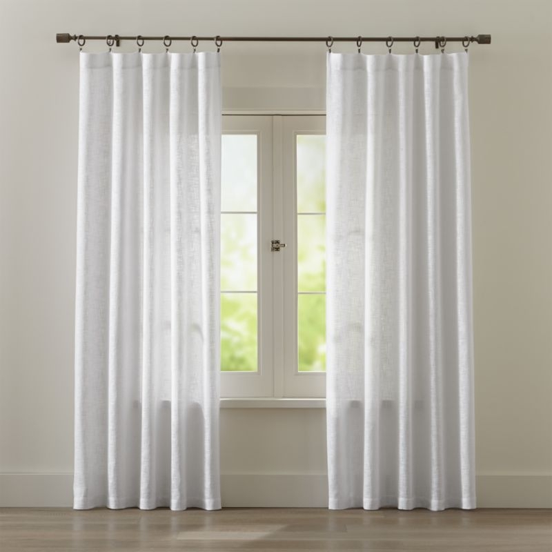 Lindstrom White 48"x96" Curtain Panel - Image 0