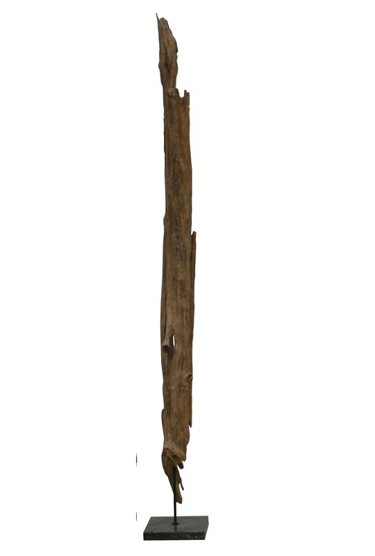 Driftwood Art on Rough Base Statue - Image 0