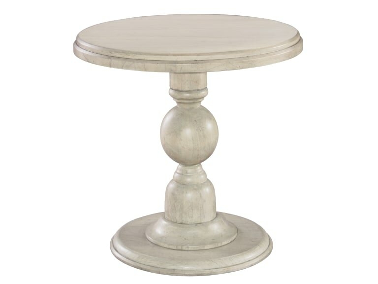 Hekman Homestead Pedestal End Table - Image 0