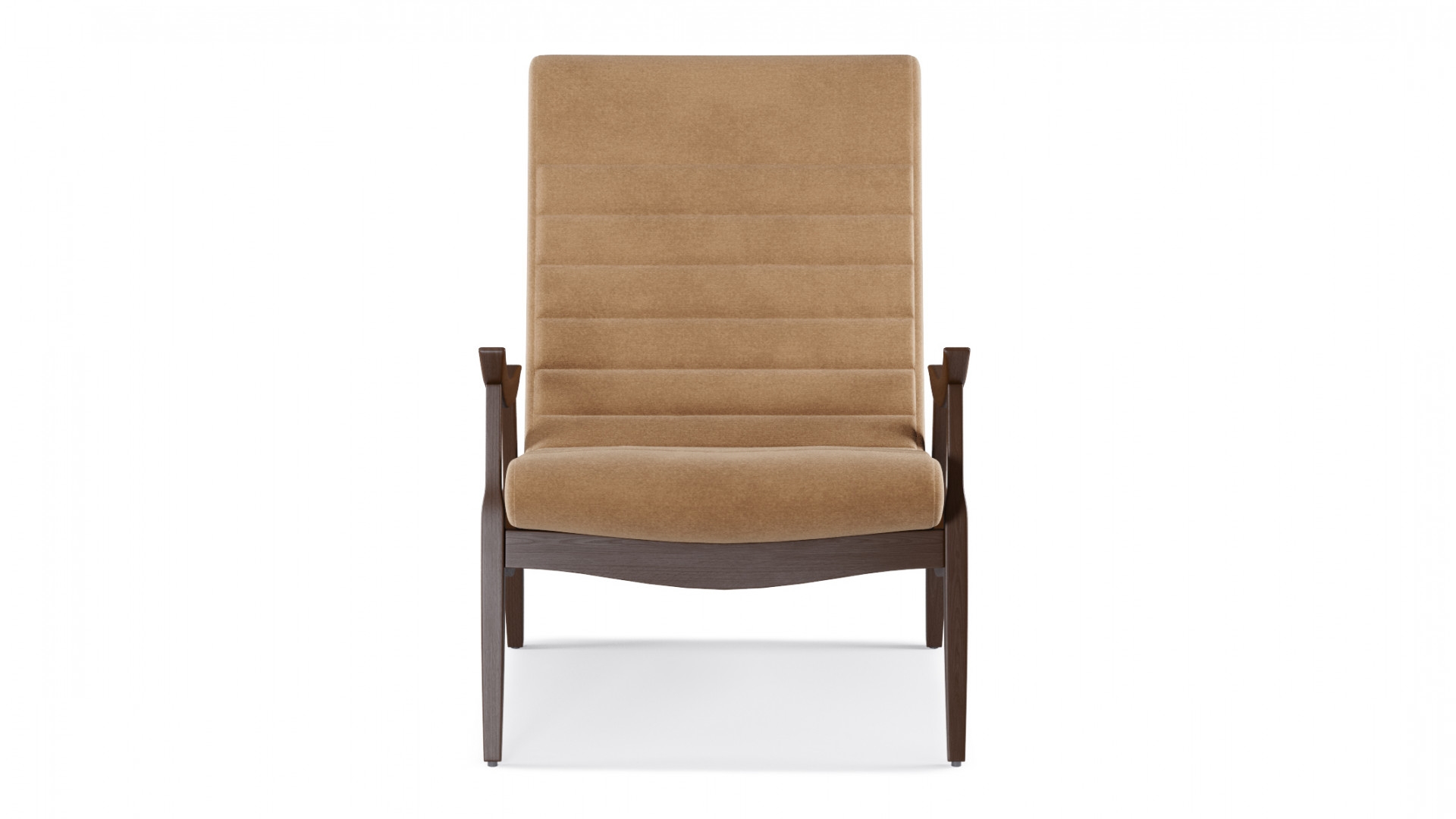 Lounge Chair | Sand Velvet - Image 0