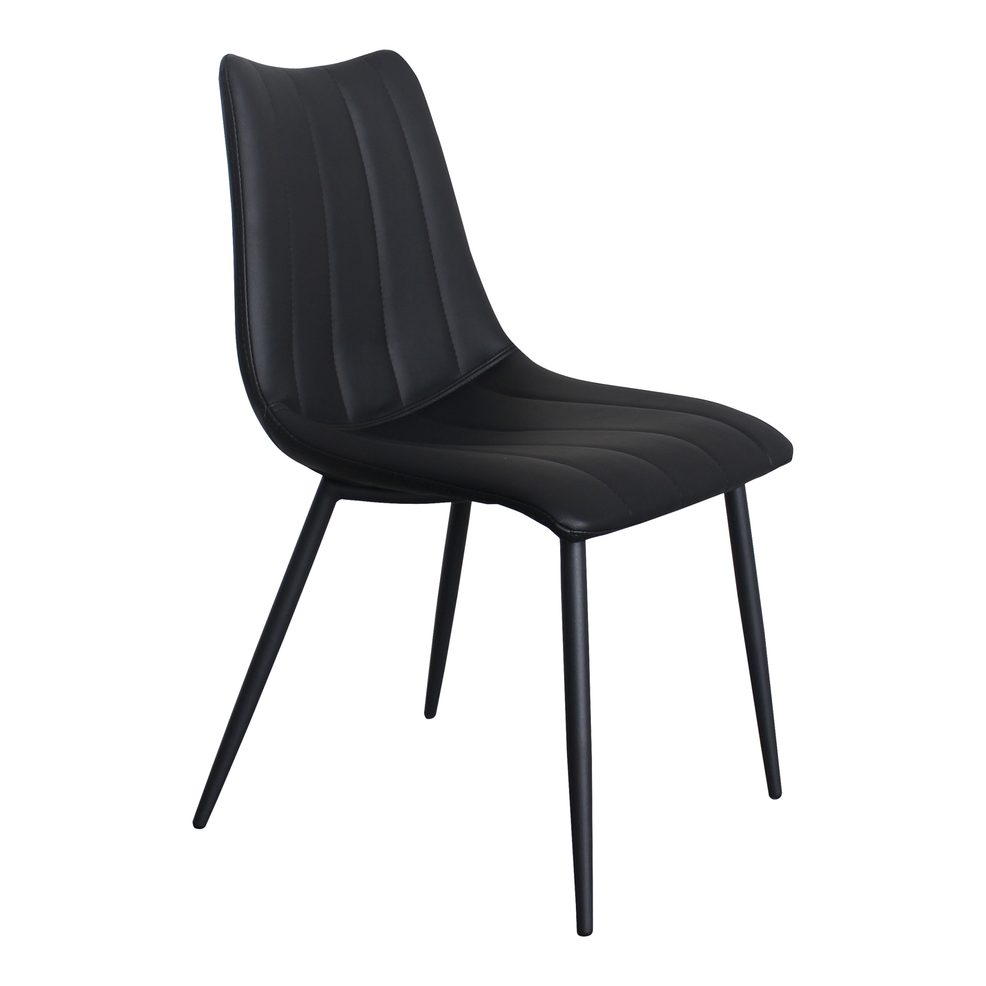 Alibi Dining Chair Matte Black - Set Of Two - Image 1