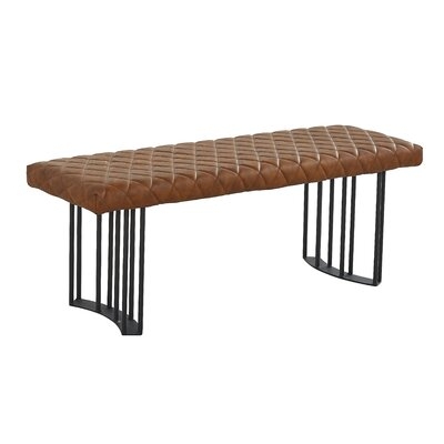 Marea Faux Leather Bench - Image 0
