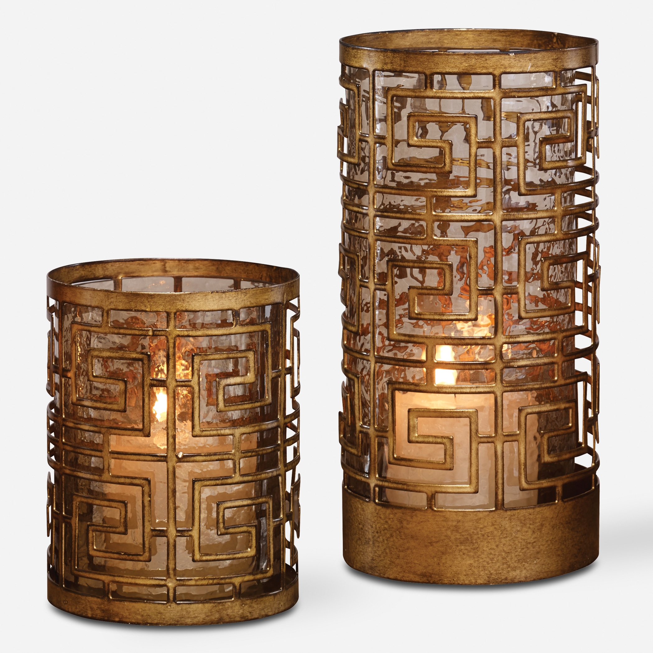 Ruhi Hurricane Candleholders, S/2 - Image 0
