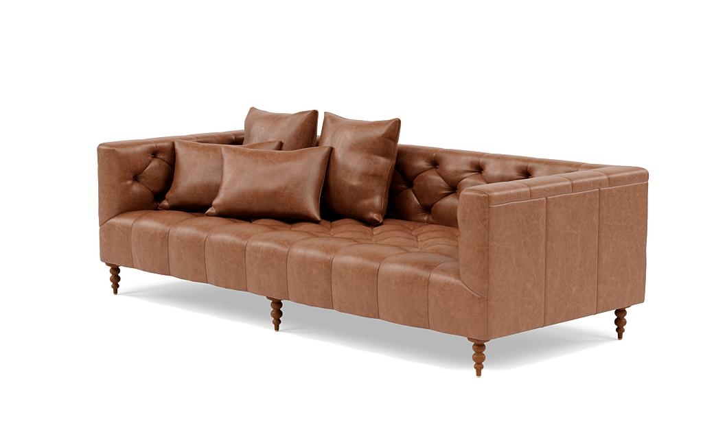 Ms. Chesterfield Leather Sofa by Apartment Therapy - Image 2