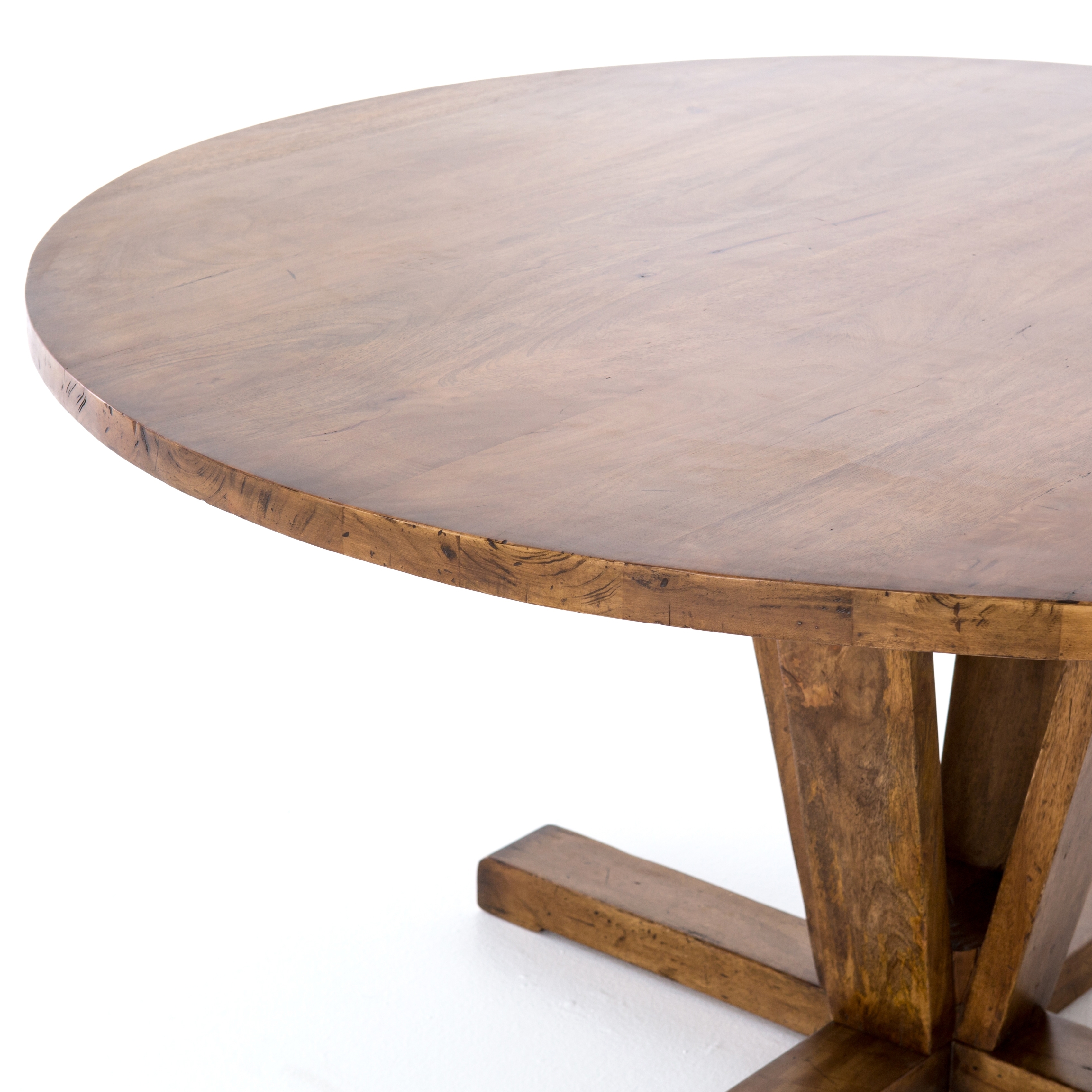Maleva Round Dining Table, Reclaimed Wood - Image 6