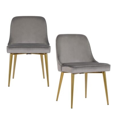 Bymedale Velvet Side Chair (Set of 2) - Image 0