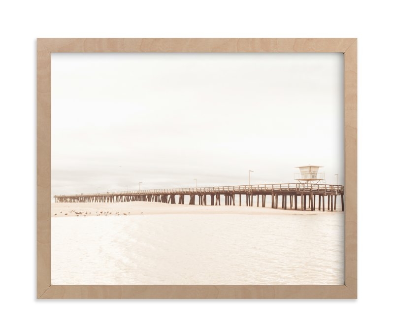 Stormy Pier Limited Edition Fine Art Print 1 - Image 0