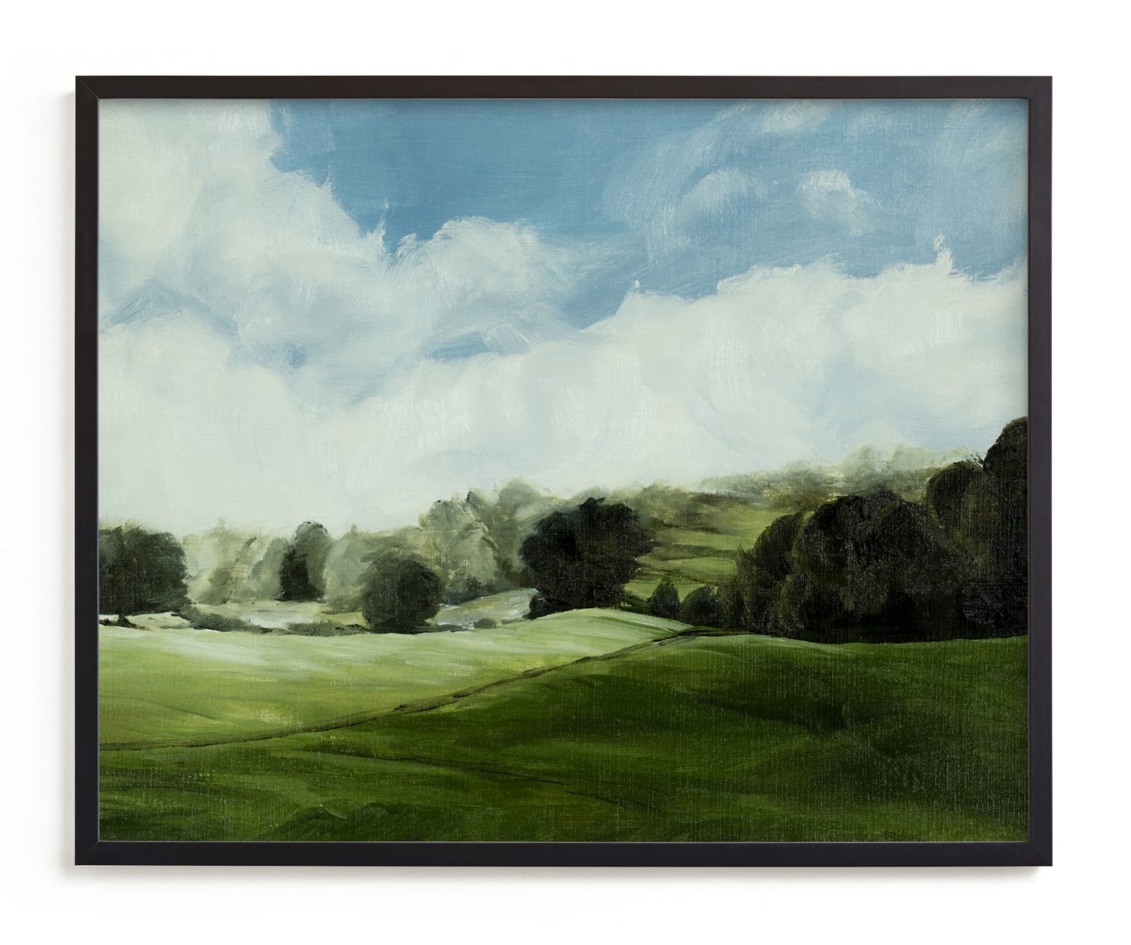 Peace Of Greens And Blues Limited Edition Fine Art Print 2 - Image 0