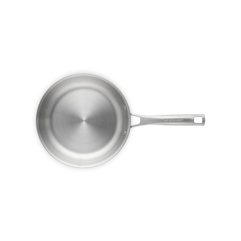 Le Creuset ® Essential Stainless Steel Shallow 9.5" Round Fry Pan - Image 6