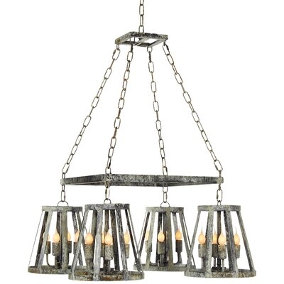 16 - Light Candle Style Geometric Chandelier - Image 0