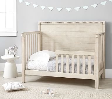 Rory 4-in-1 Toddler Bed Conversion Kit, Montauk White, In-Home Delivery - Image 3