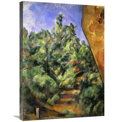 'The Red Rock (Le Rocher Rouge)' by Paul Cezanne Print on Canvas - Image 0