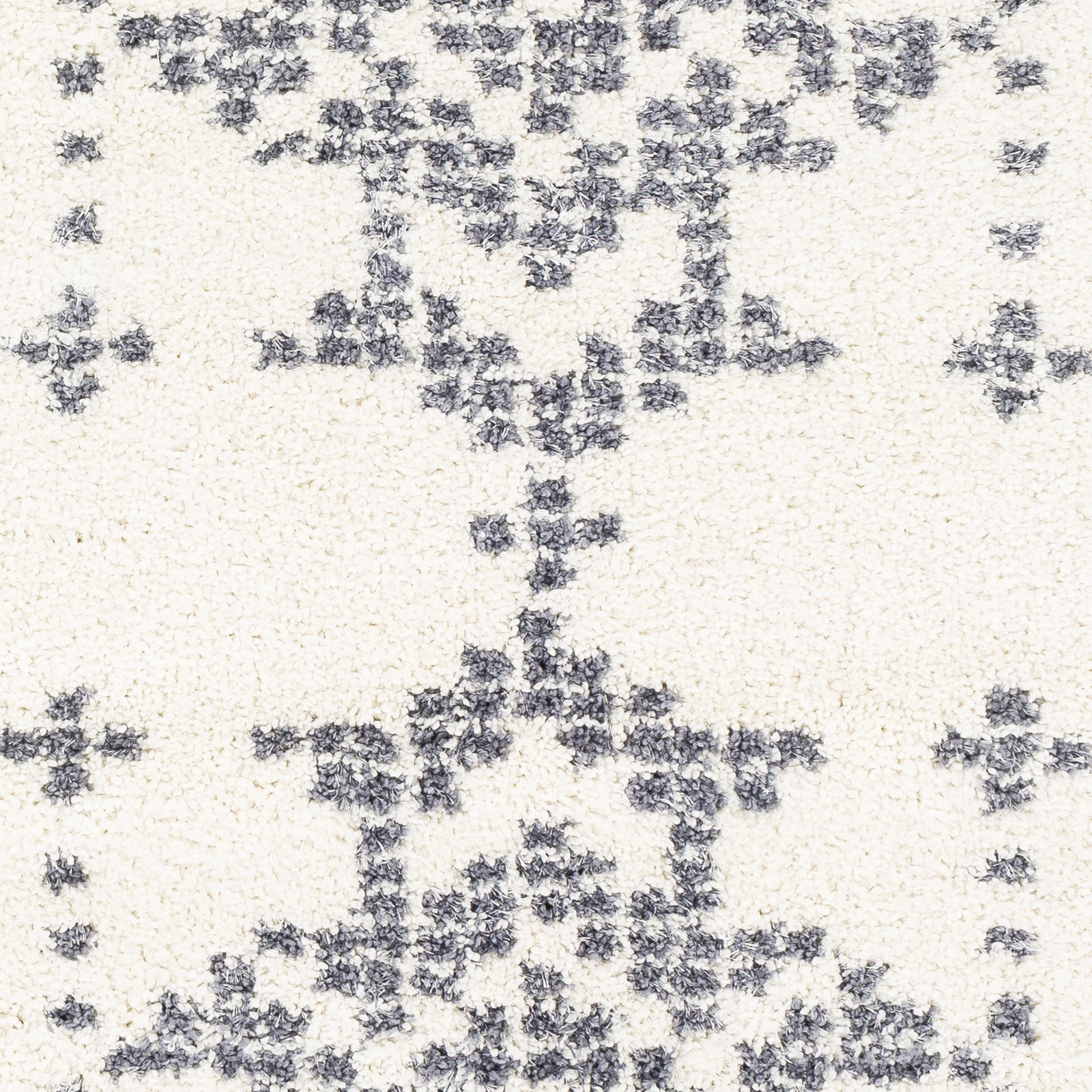 Maroc Shag Beige Indoor 6'7" x 9' Machine Woven Rug - Image 5