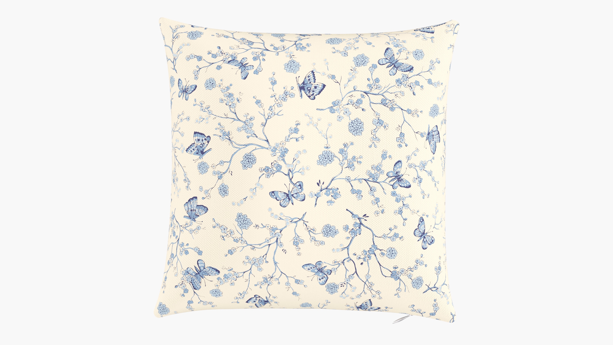 Throw Pillow 16", Delft Mariposa, 16" x 16" - Image 0