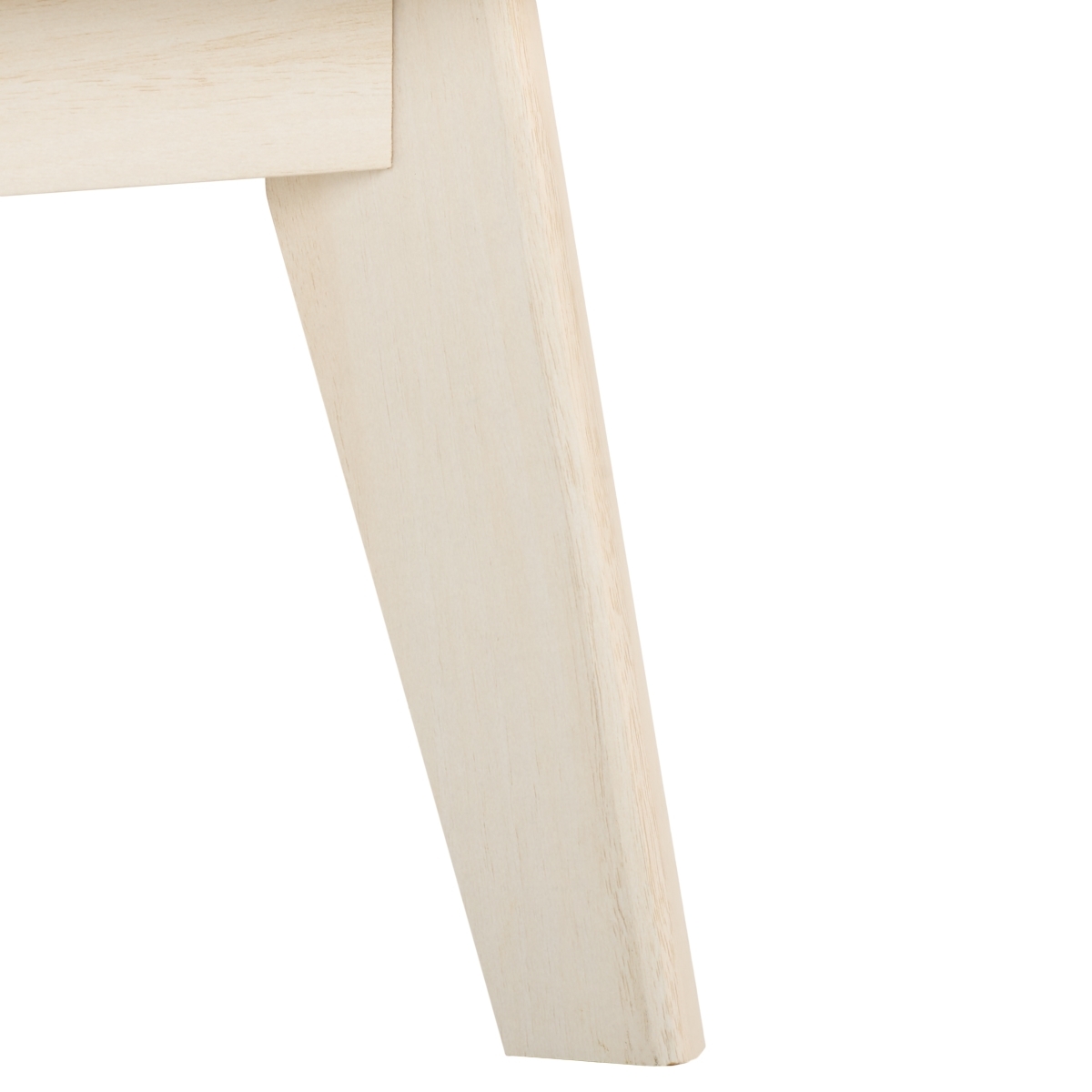 Esma 1 Drawer 1 Shelf Nightstand - Bleached White - Safavieh - Image 3