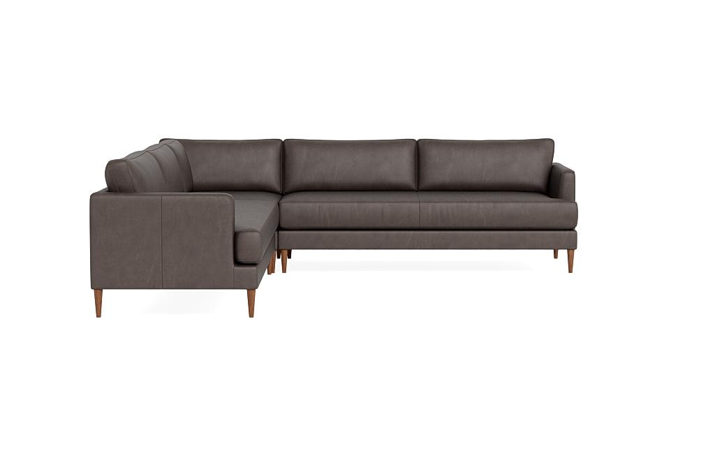 Winslow Leather 4-Seat Corner Sectional - Image 0